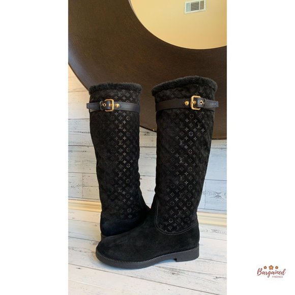 🛑SOLD🛑Authentic LOUIS VUITTON Monogram Suede - Picture 11 of 13